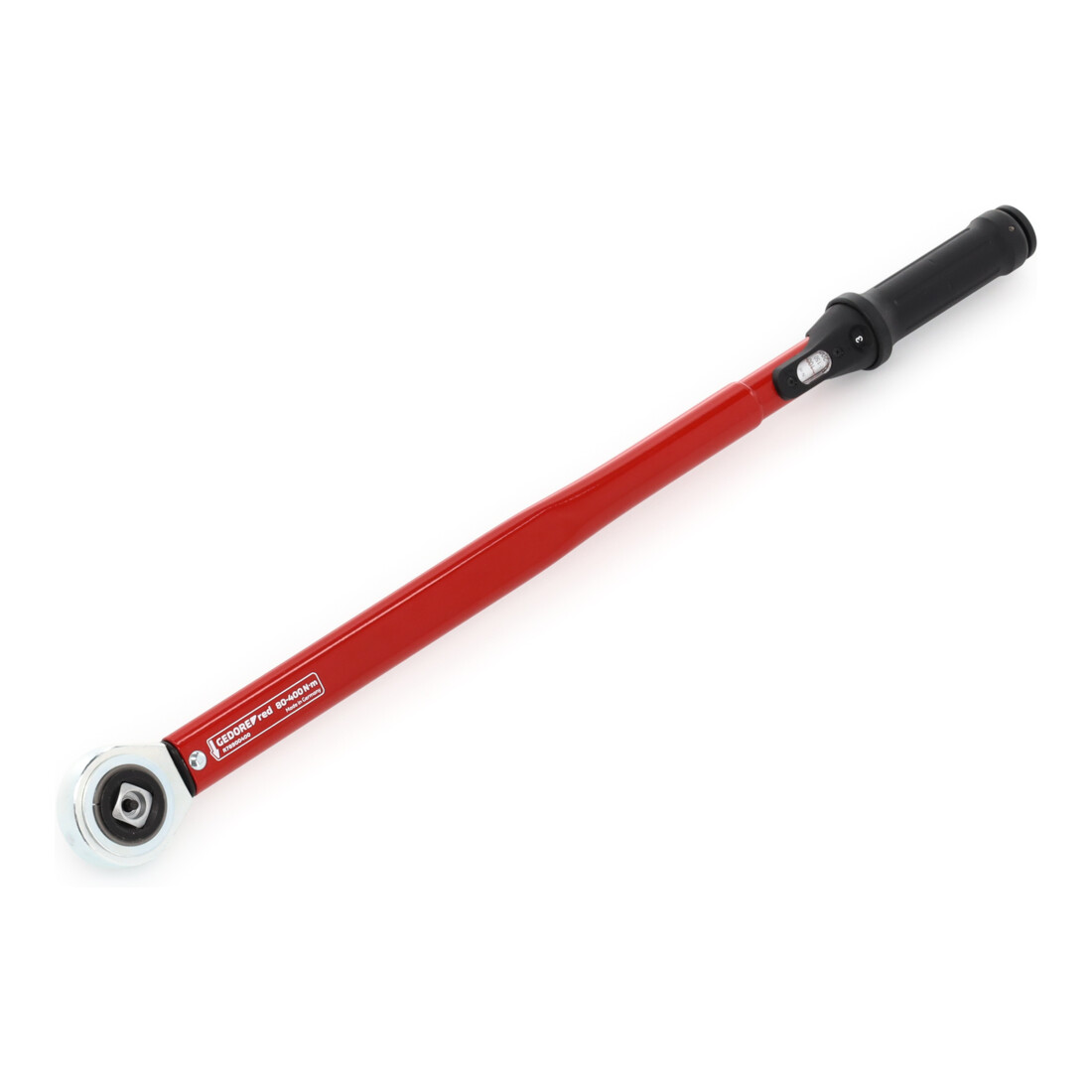 GEDORE Gedore red Clé dynamométrique pour filetages gauches et droits, 3/4 pouce, 80-400 Nm, tube en acier, rouge/noir