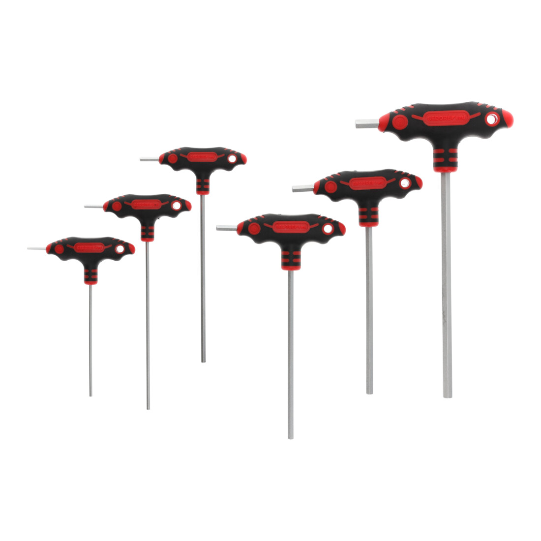 GEDORE Gedore Rouge 2K-T-Handle Tournevis Set Hex 2.5-8mm
