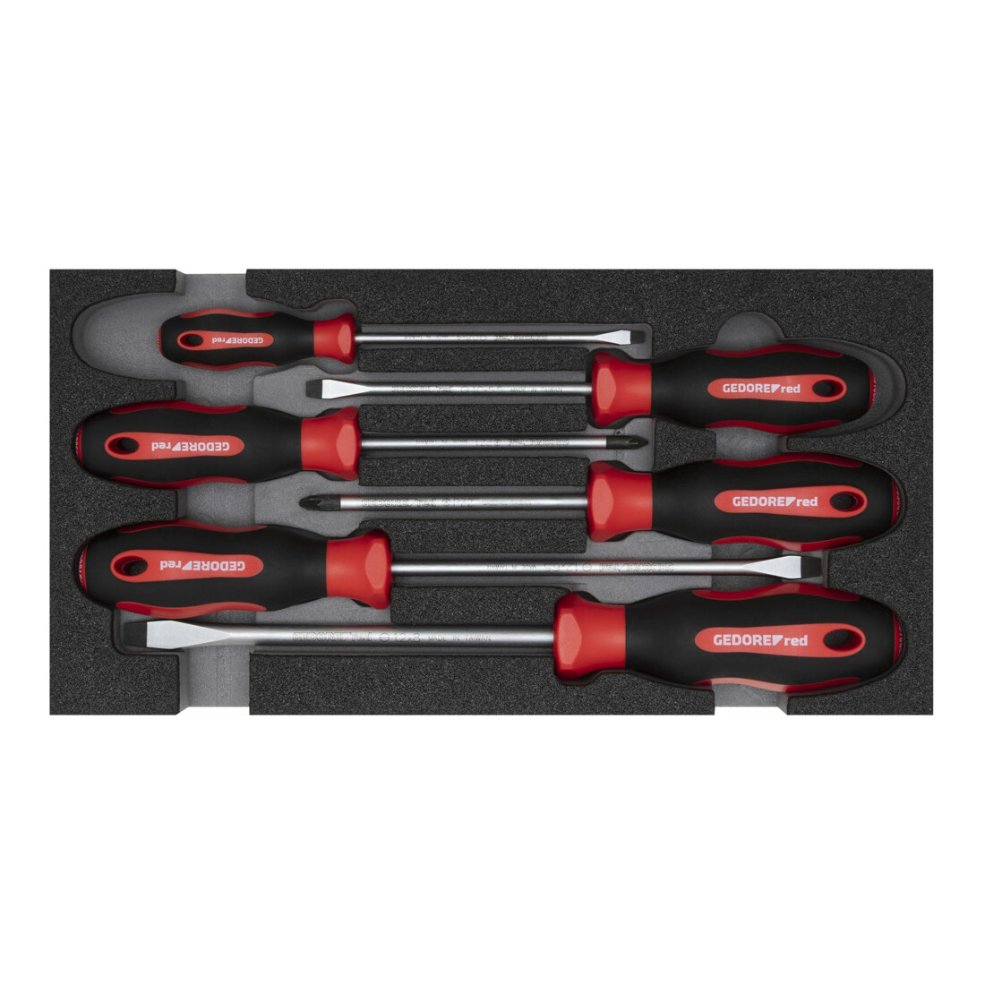 GEDORE Gedore Set de tournevis PZ+SL 2/6 module CT, 6 pièces R22150014
