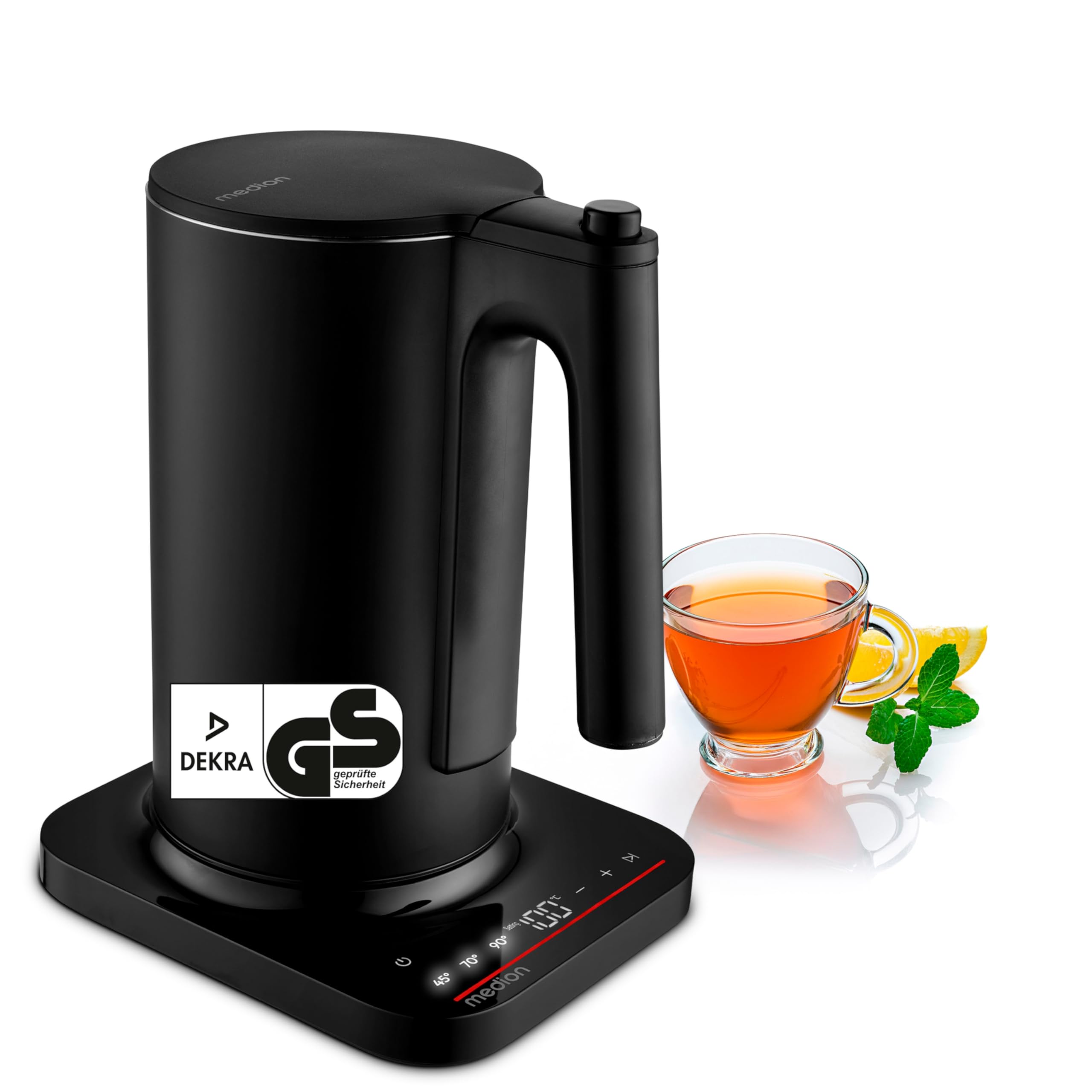Medion LIFE Digitaler Wasserkocher MD12106 (schwarz