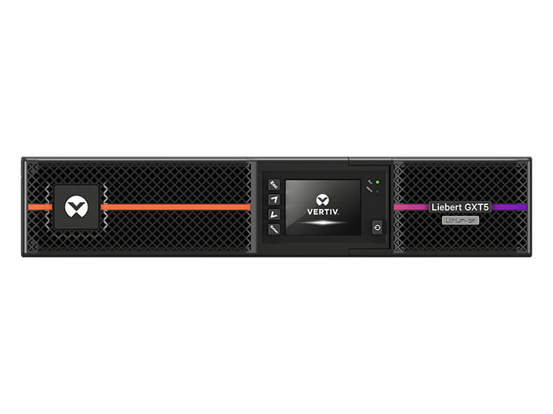 VERTIV Vertiv Liebert GXT5 2000VA, I (230V), Rack/Tower, XL Lithium-Ion UPS. Includes rackmount kit and INTELLISLOT RDU101 COMMUNICATION CARD and 5-year factory warranty.