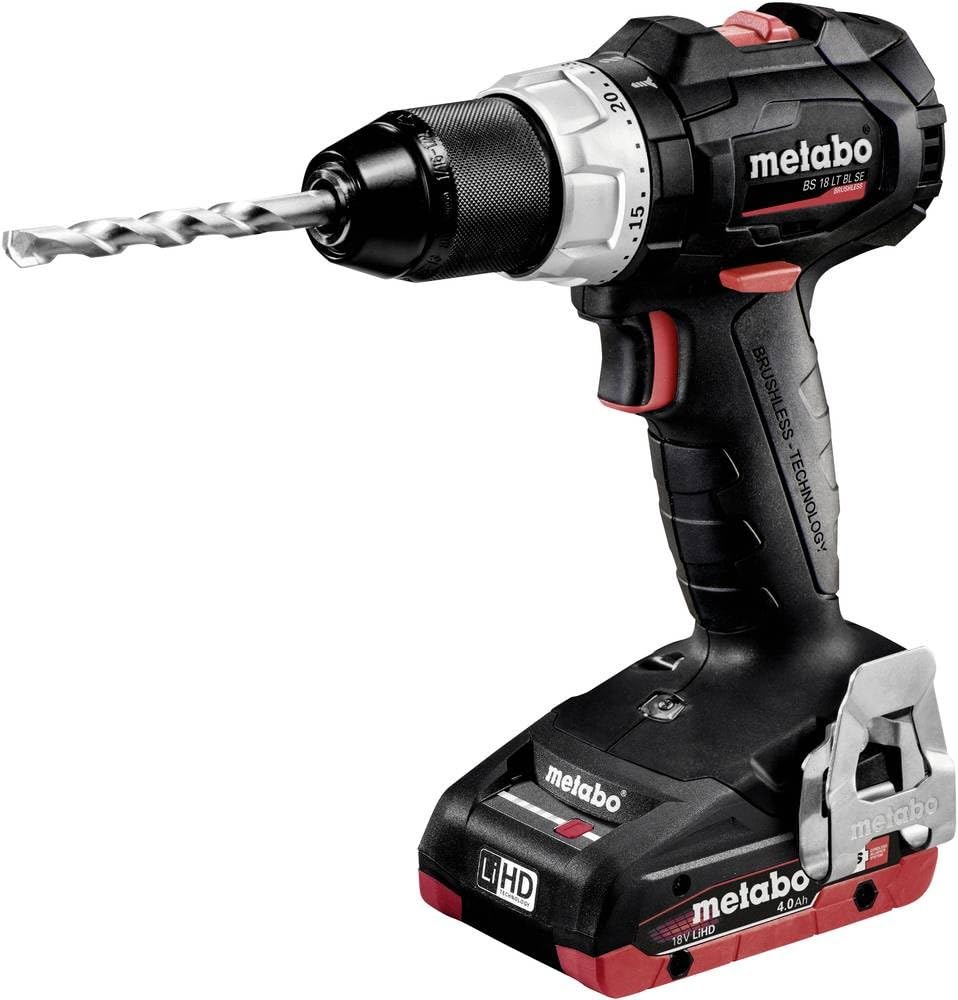 Metabo perceuse metabo visseuse bs 18 18.0 V avec batterie 4.0 Ah 2 avec coffret