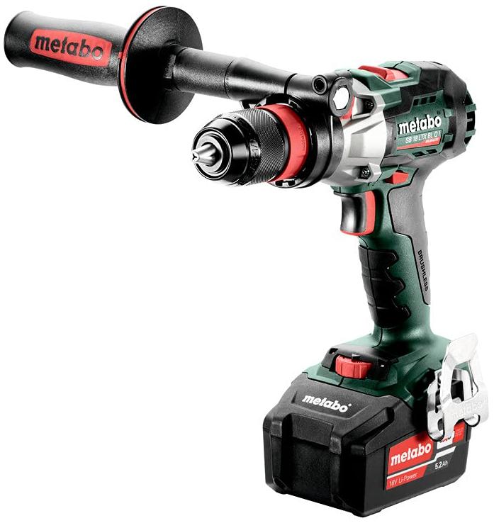 Metabo perceuse metabo visseuse SB 18 L 18.0 V avec batterie sans fil 5.2 Ah
