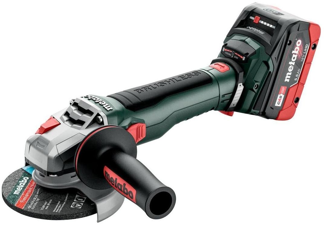 Metabo meuleuse metabo 18.0 V 1100 W avec batterie sans fil 5.5 Ah
