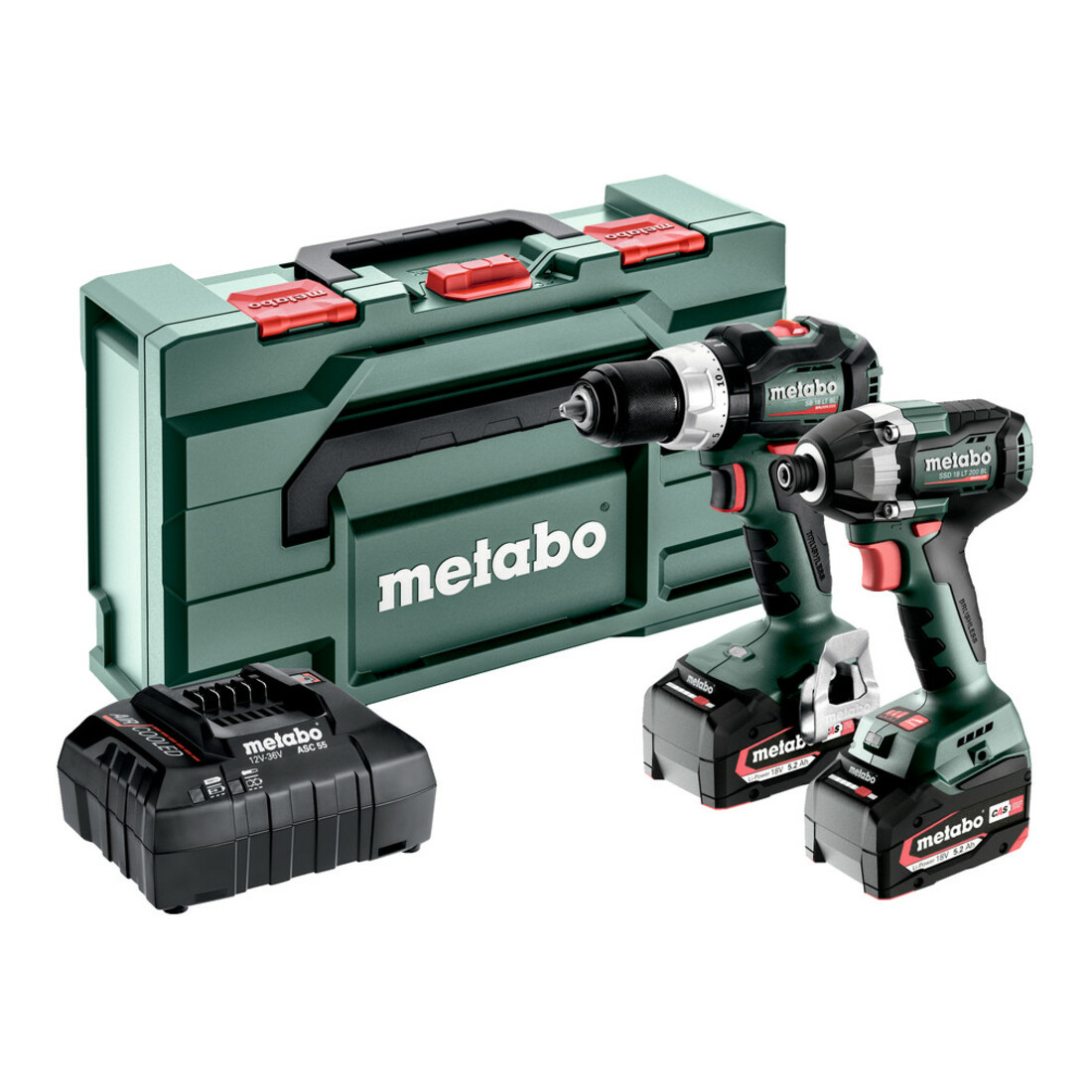 Metabo Kit d'outils sans fil 2.8.8 18VSB 18 LT BL + SSD 18 LT 200 BL ; metaBOX 145 L