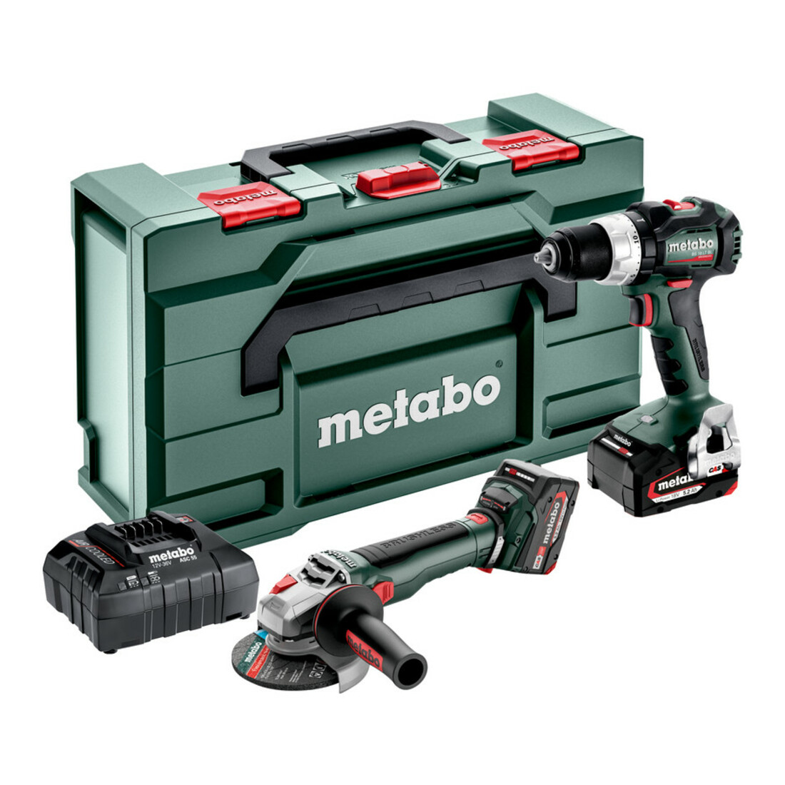 Metabo Kit d'outils sans fil 2.9.4 18 VBS 18 LT BL + WB 18 LT BL Q ; metaBOX 165 L