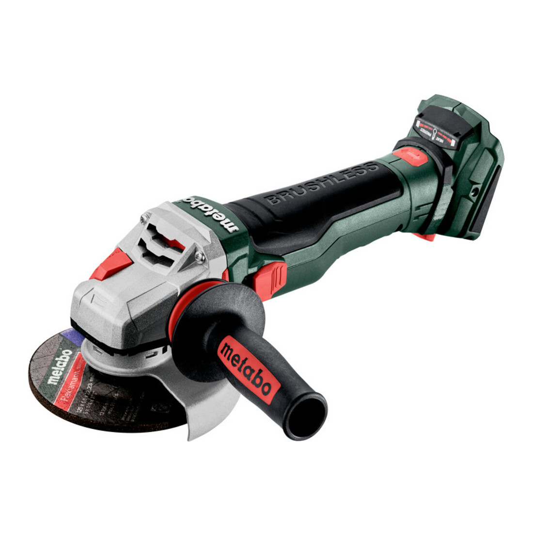 Metabo Meuleuse d'angle sans fil WB 18 LTX BL 15-125 Quick (601730840) avec frein</li><li>Écrou de serrage rapide, batterie pivotante;X 165 L