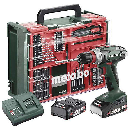 Metabo perceuse metabo visseuse BS 18 Quick 18.0 V avec batterie 2.0 Ah 2 sans coffret