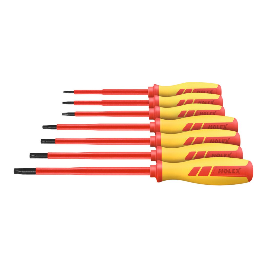HOLEX Holex Jeu de tournevis pour Torx 100% isolé, Nombre de tournevis: 7