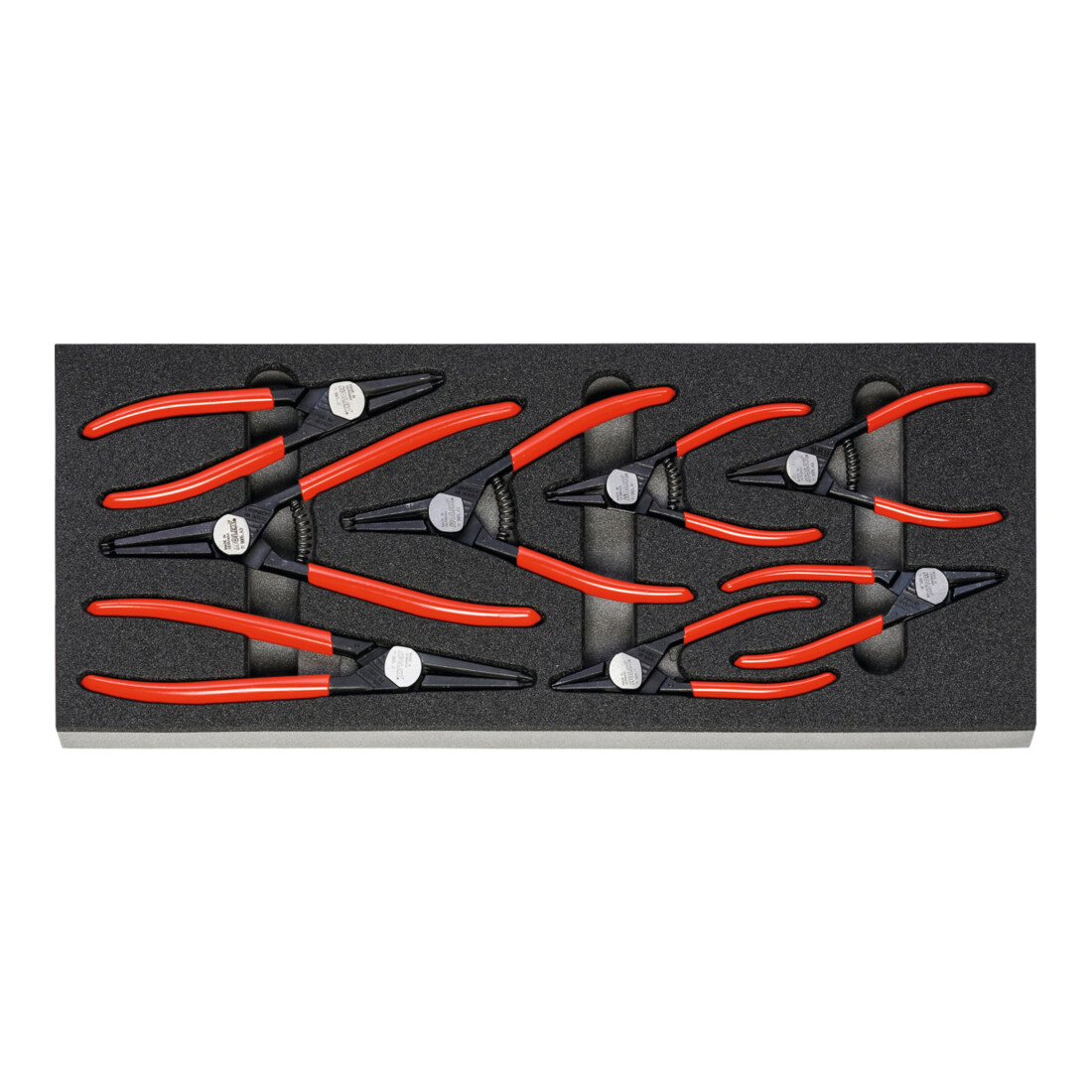 HOLEX Holex Assortiment de pinces pour circlips de précision, Nombre d'outils: 8