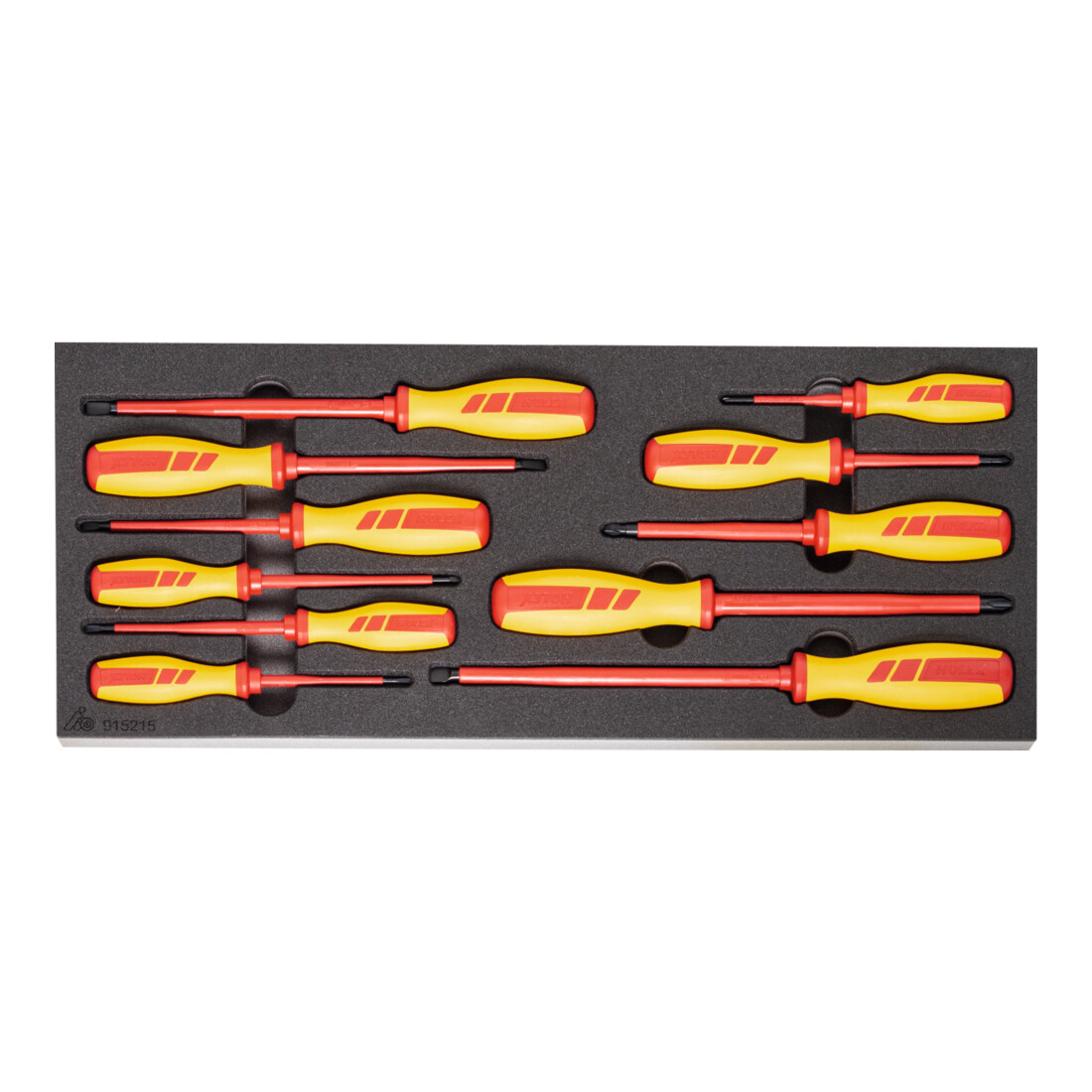HOLEX Holex Tournevis d'électricien 100 % isolé, Nombre d'outils: 11