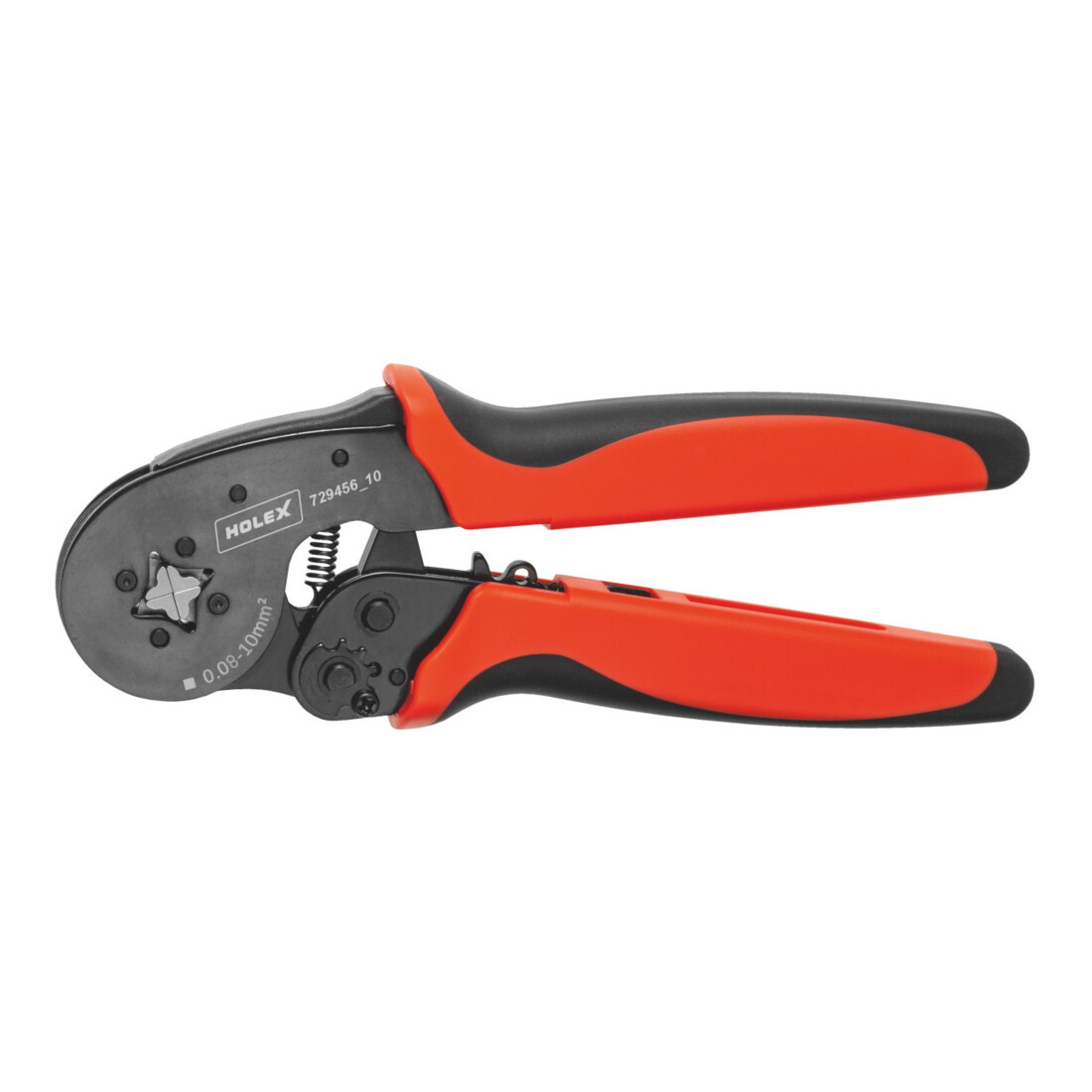 HOLEX Pince a sertir pour embouts de cables, Pour section de conducteur: 10 mm2