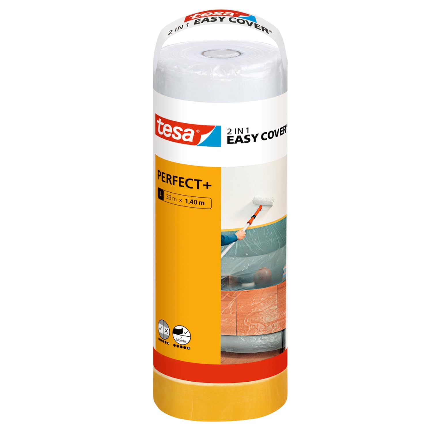 TEAC tesa Easy Cover Perfect+ Nachfüllung L 33m x 1.40m