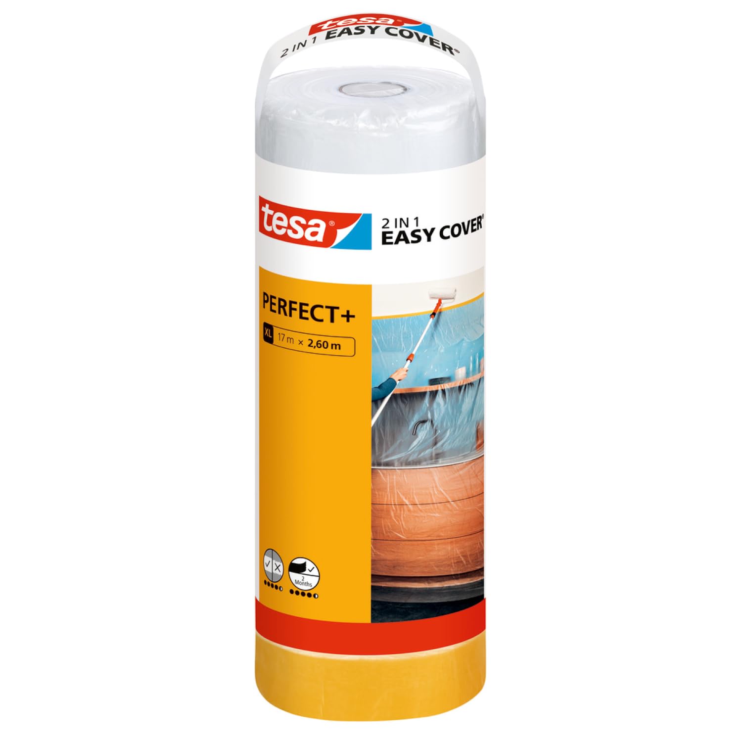 TEAC tesa Easy Cover Perfect+ Nachfüllung XL 17m x 2.60m