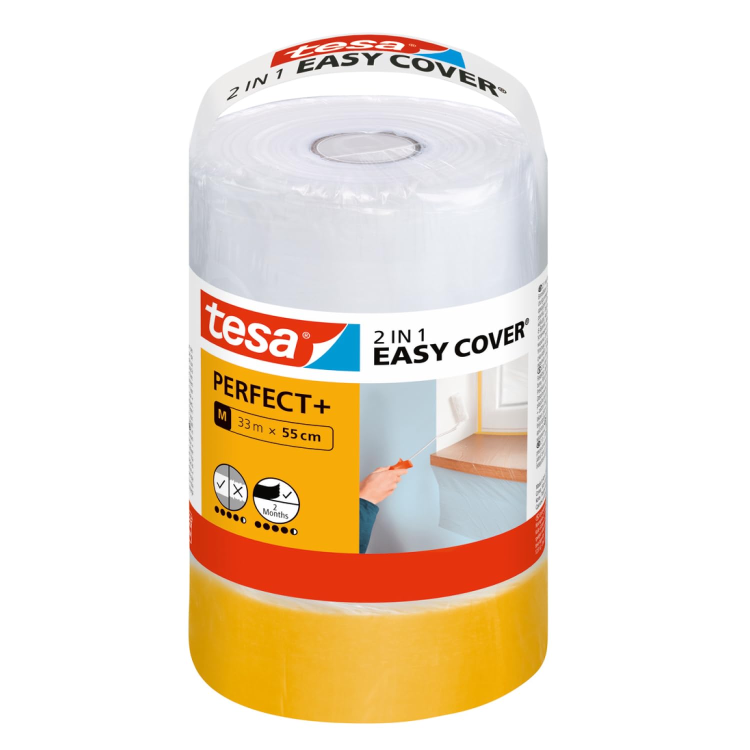 TEAC tesa Easy Cover Perfect+ Nachfüllung M 33m x 55cm
