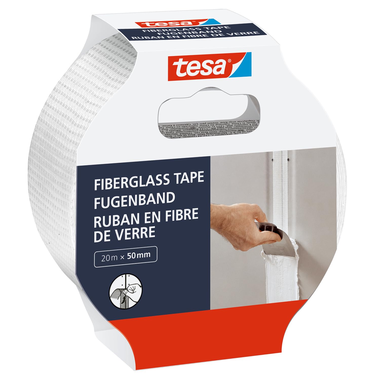TEAC tesa Fugenband 20m x 50mm weiß