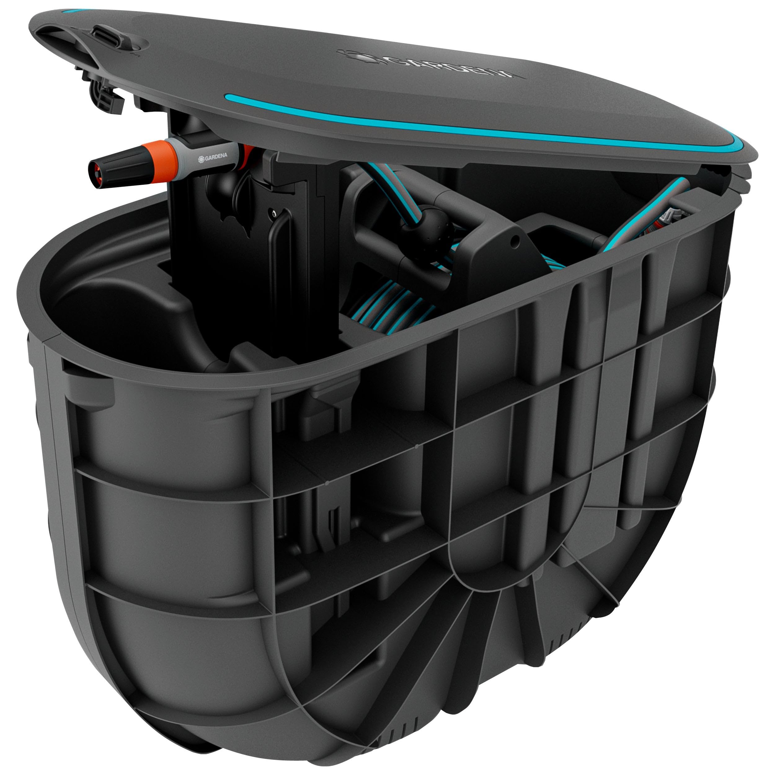 GARDENA Undercover Schlauchbox RollUp M 20 m
