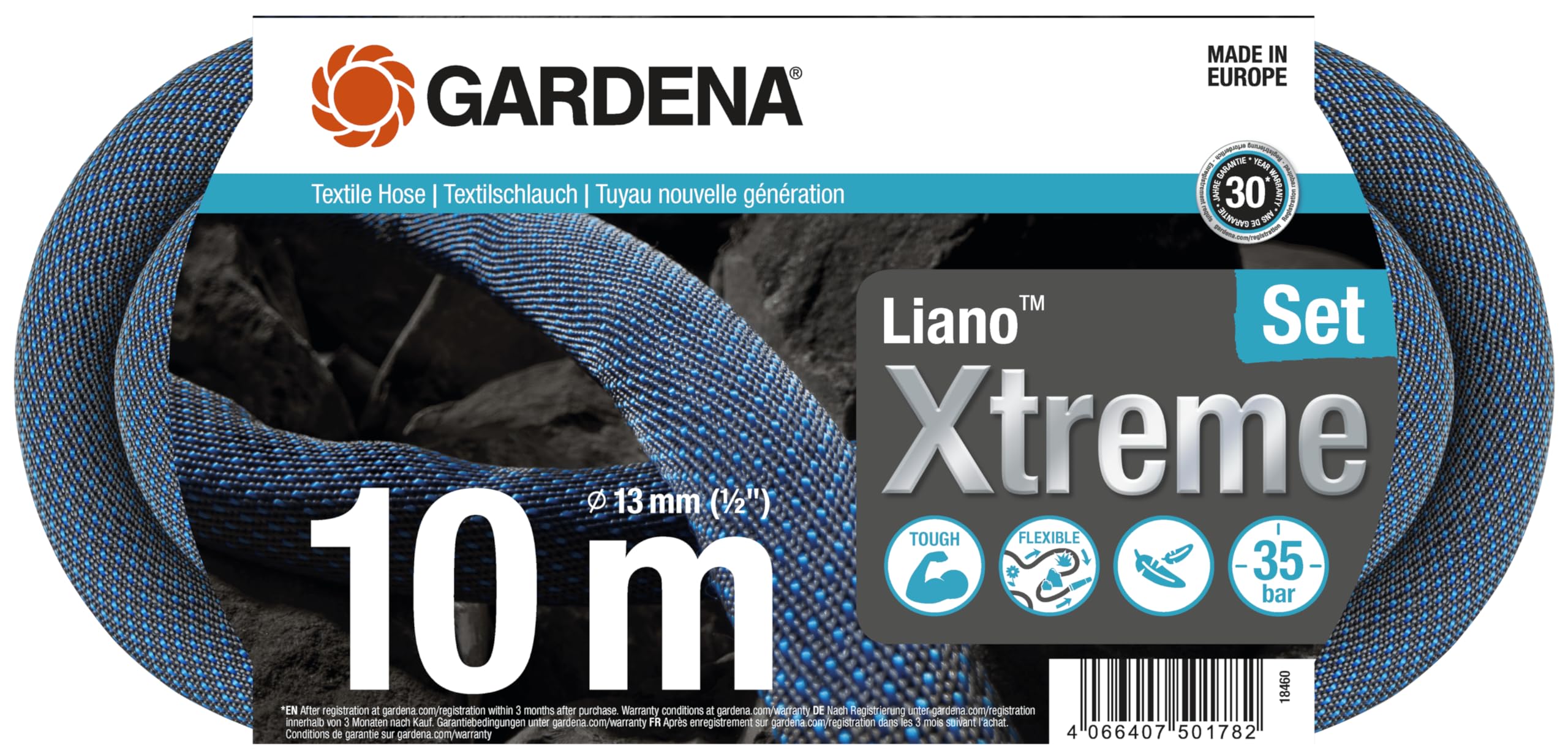 GARDENA Textilschlauch LianoÖ Xtreme 1/2