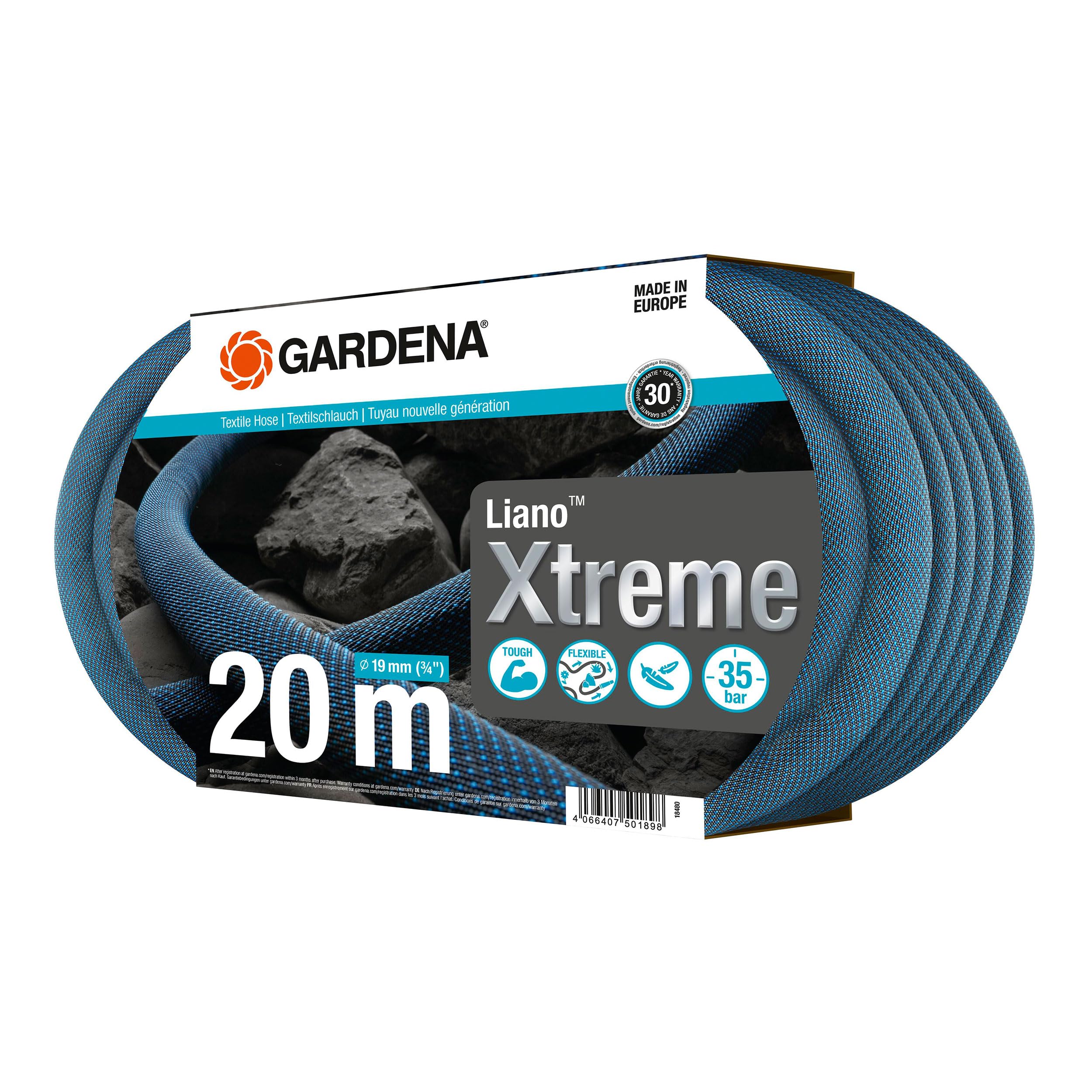 GARDENA Textilschlauch LianoÖ Xtreme 3/4
