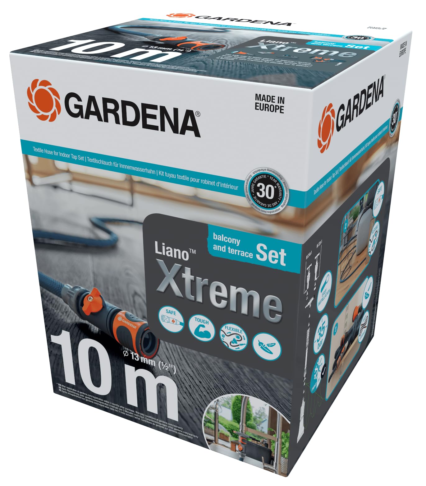 GARDENA Textilschlauch Liano Xtreme 1/2