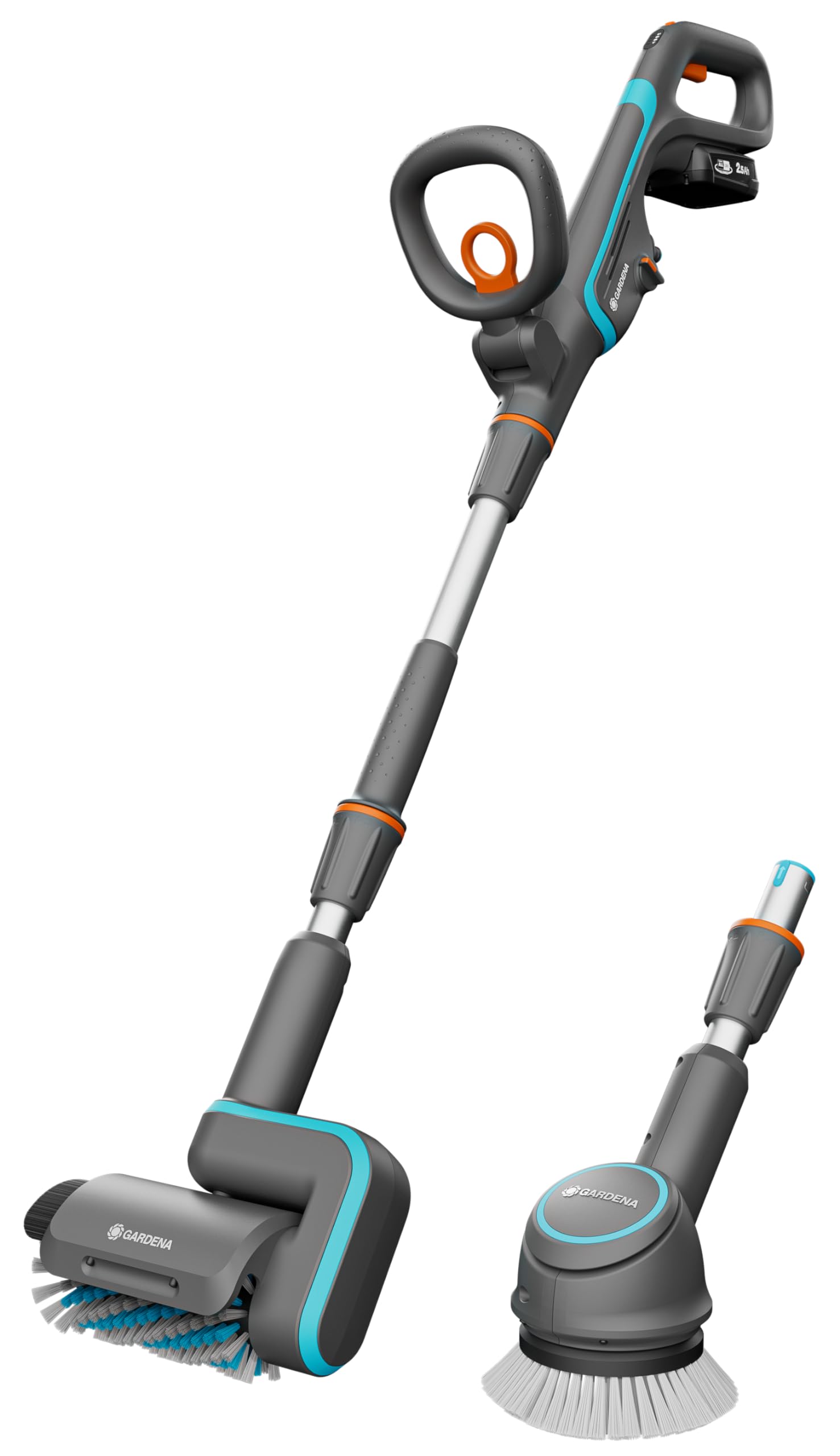 GARDENA Akku-Multi-Rein AquaBr Univ 04 P4A Set 2,5Ah/18V