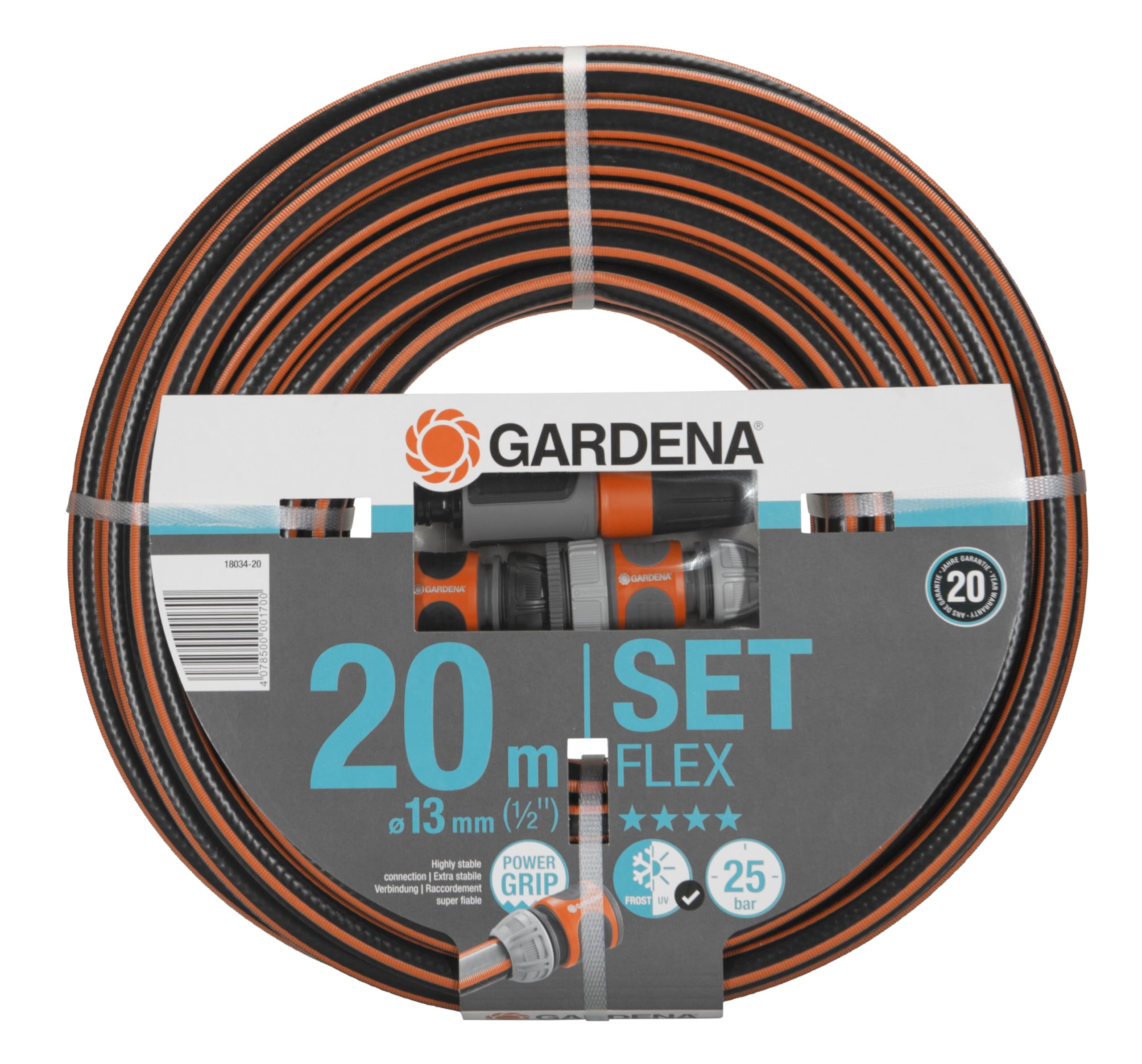 GARDENA Comfort FLEX Schlauch-Set 13mm (1/2
