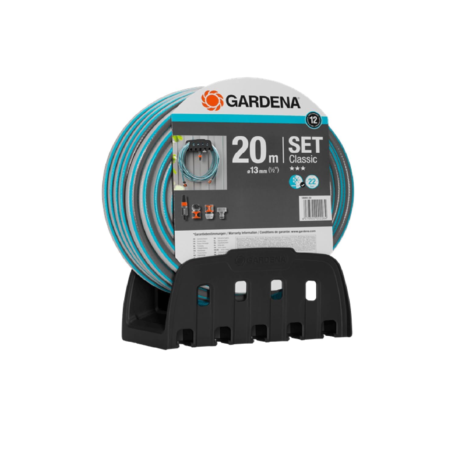 GARDENA Wandschlauchhalter avec Schlauch