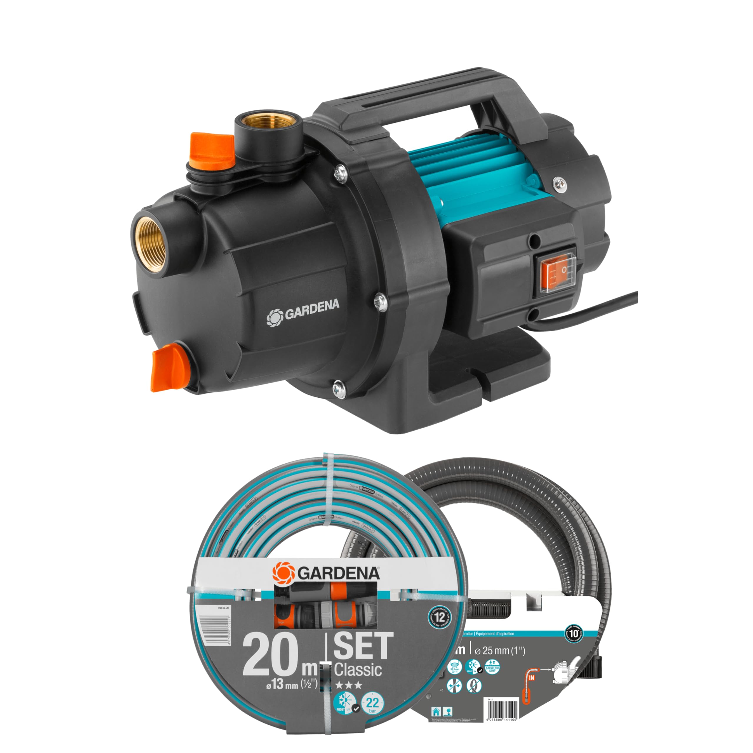 GARDENA Gartenpumpe 3000/4 BASIC Set