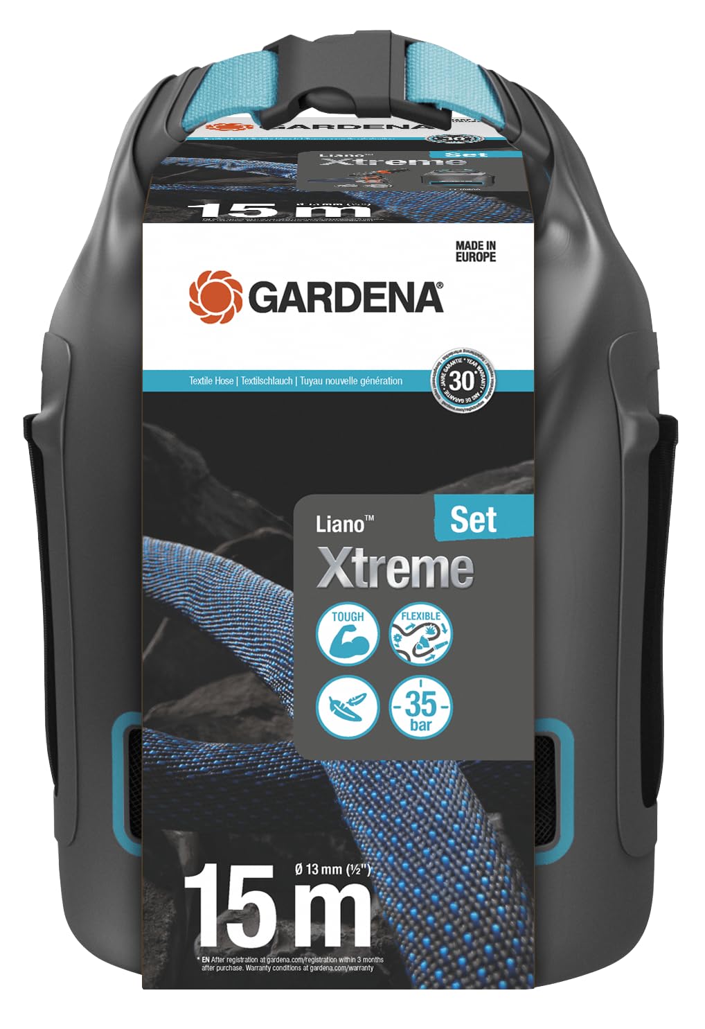 GARDENA Textilschlauch LianoÖ Xtreme 1/2