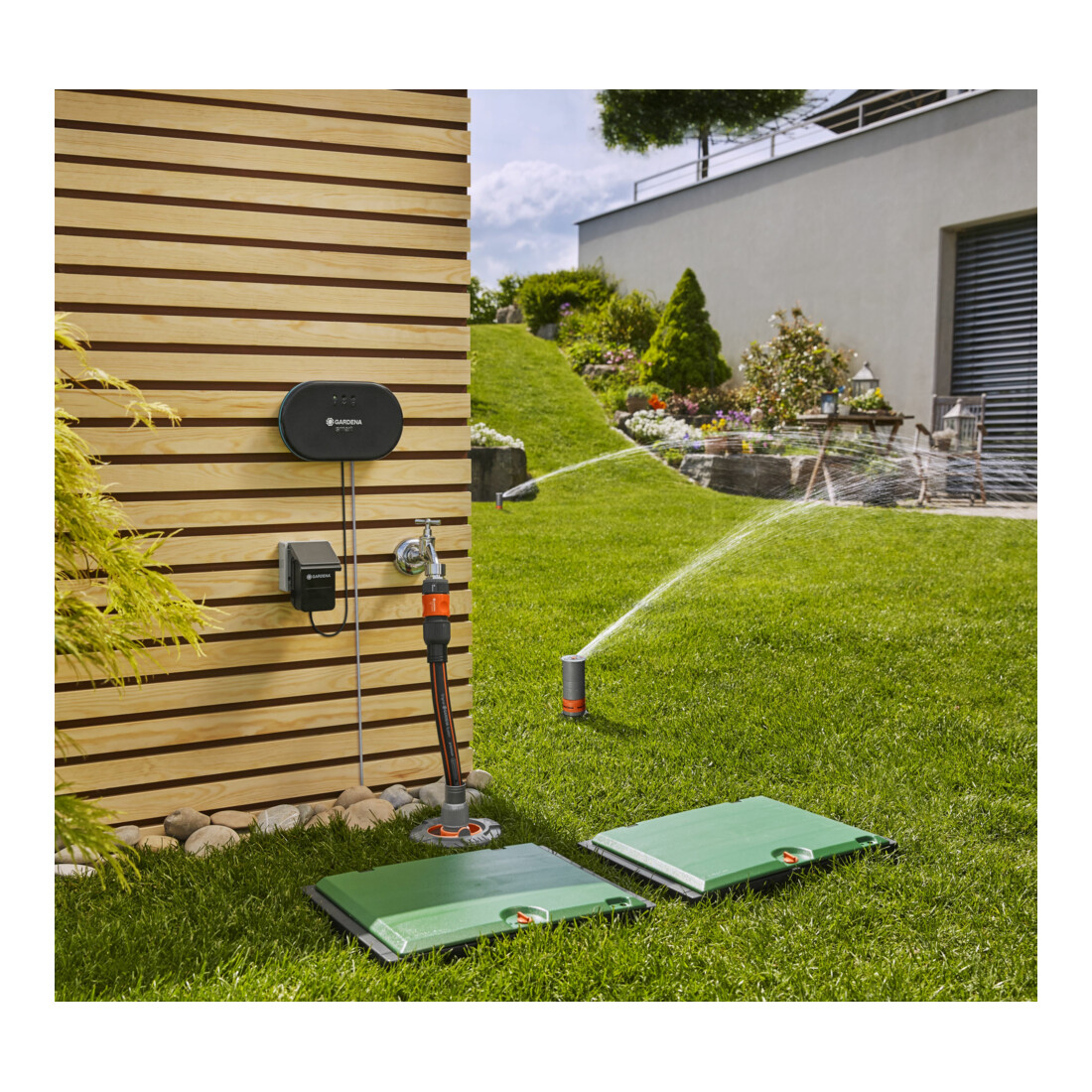 GARDENA Sprinklersystem+Pipeline Profi-System Anschl-Satz