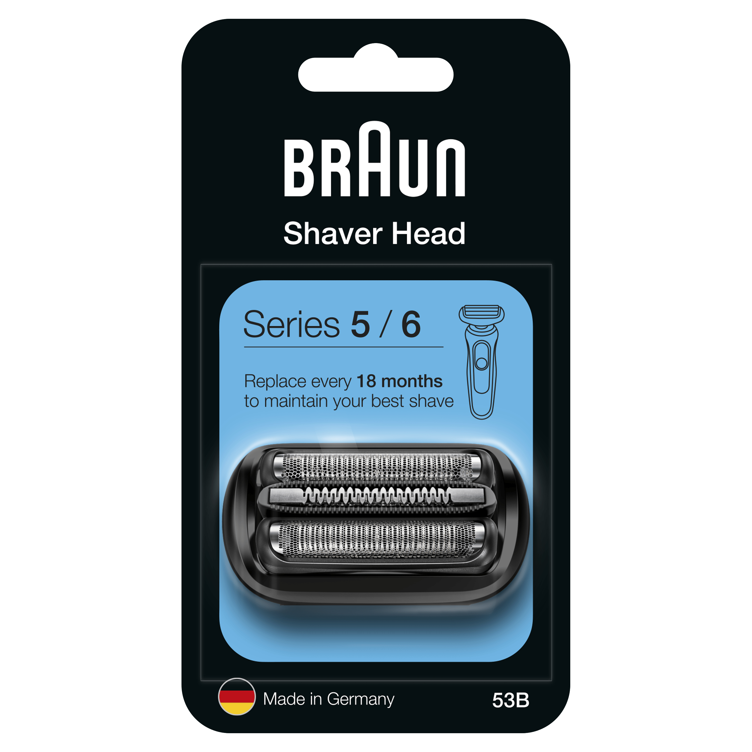 Braun Ersatzscherkopf Kombipack 53B