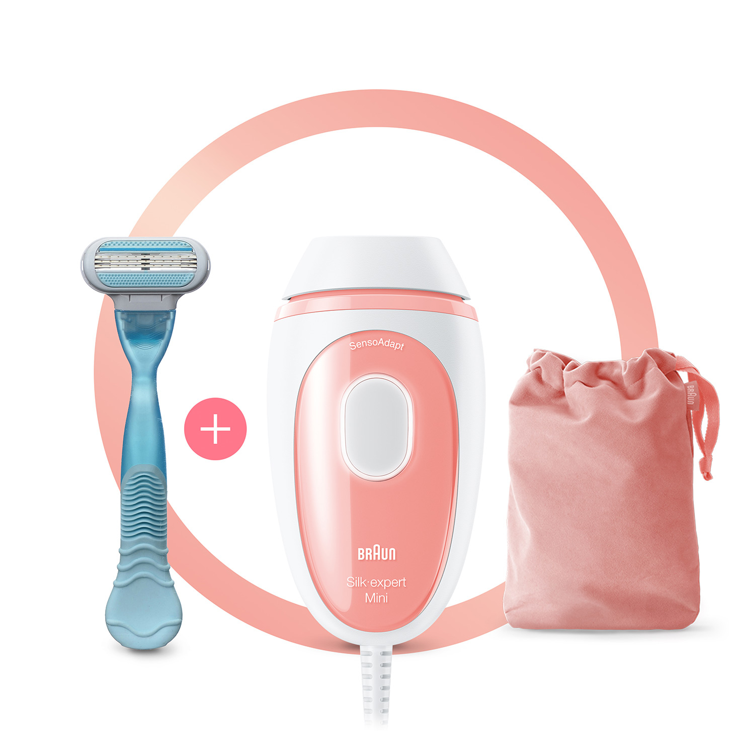 Braun Silk-Expert Mini PL1014 - IPL (weiÃ/apricot)