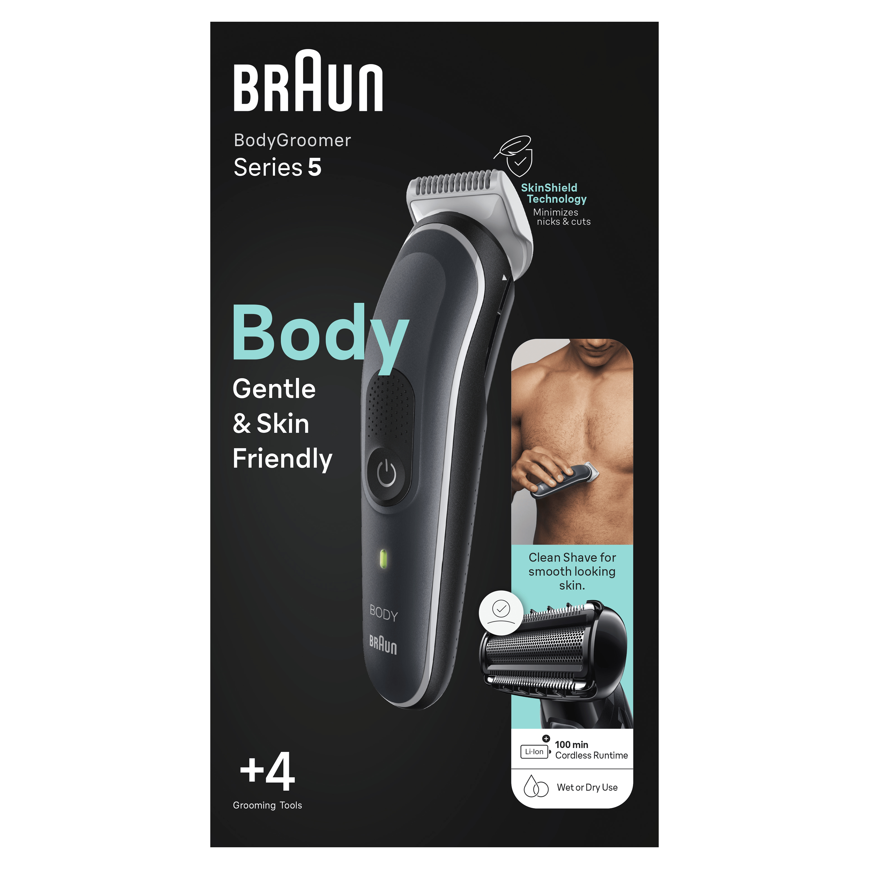 Braun Series 5 Bodygroomer BG5360 (schwarz/grau)
