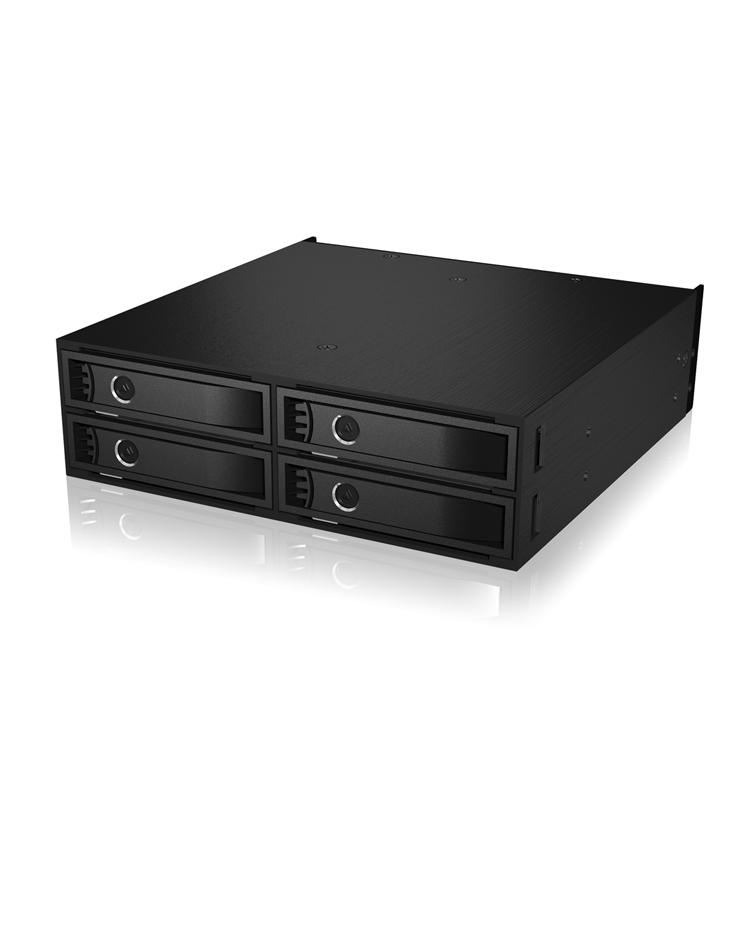 ICY BOX Cadre amovible 5,25 pour 4 SSD U.2 2,5