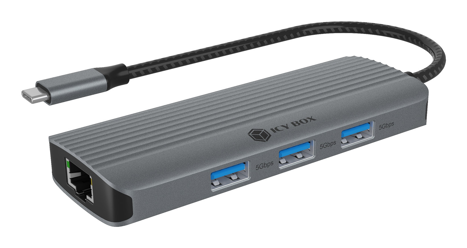 ICY BOX Dockingstation IcyBox 6 in 1 1xHDMI 4K60Hz, 3x USB-A