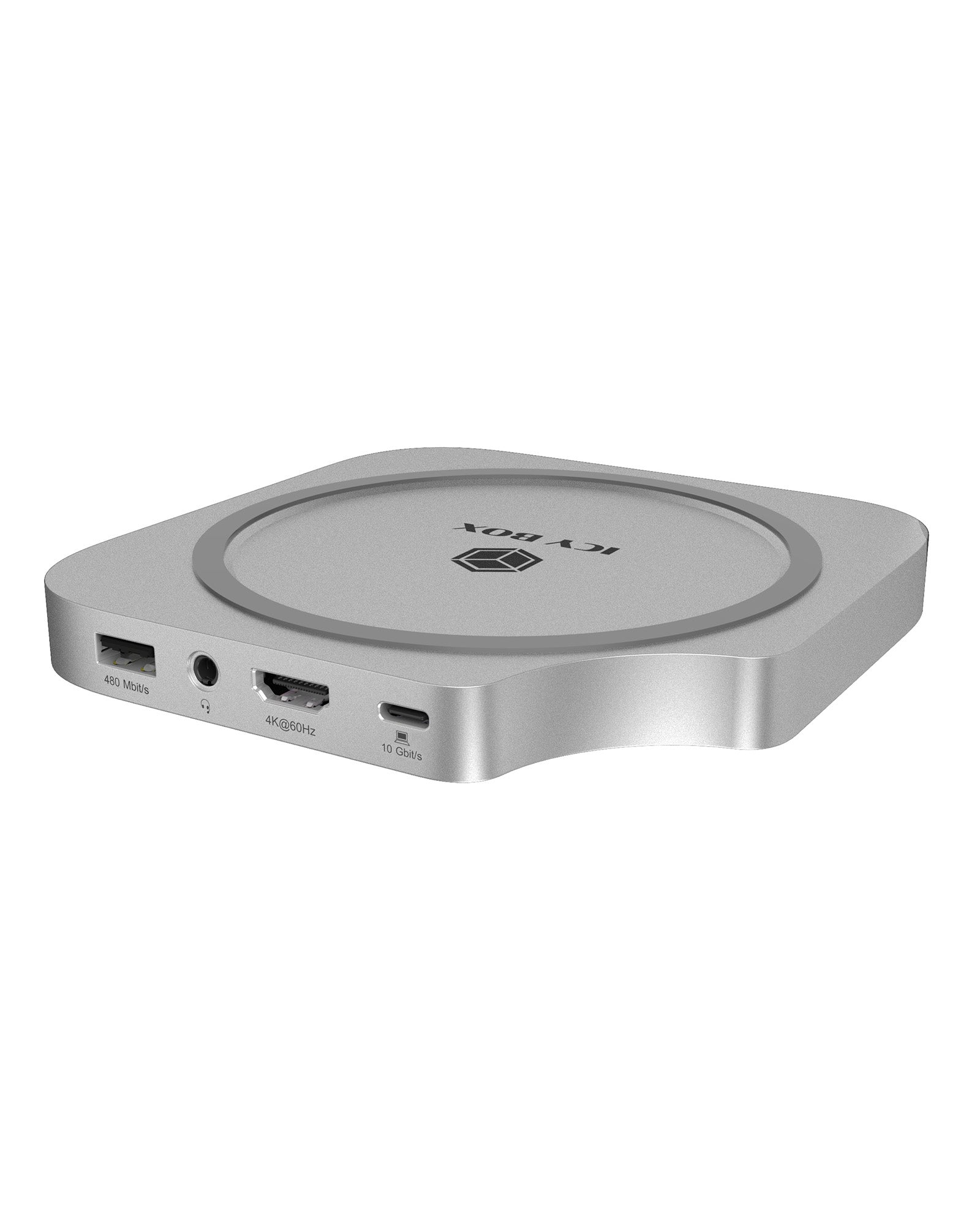 ICY BOX Dockingstation IcyBox 7 in 1 für Mac mini mit M.2 NVMe slot