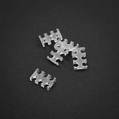 King Mod Services 6-Slot Kabelkamm 4mm large - klar - 5er Set
