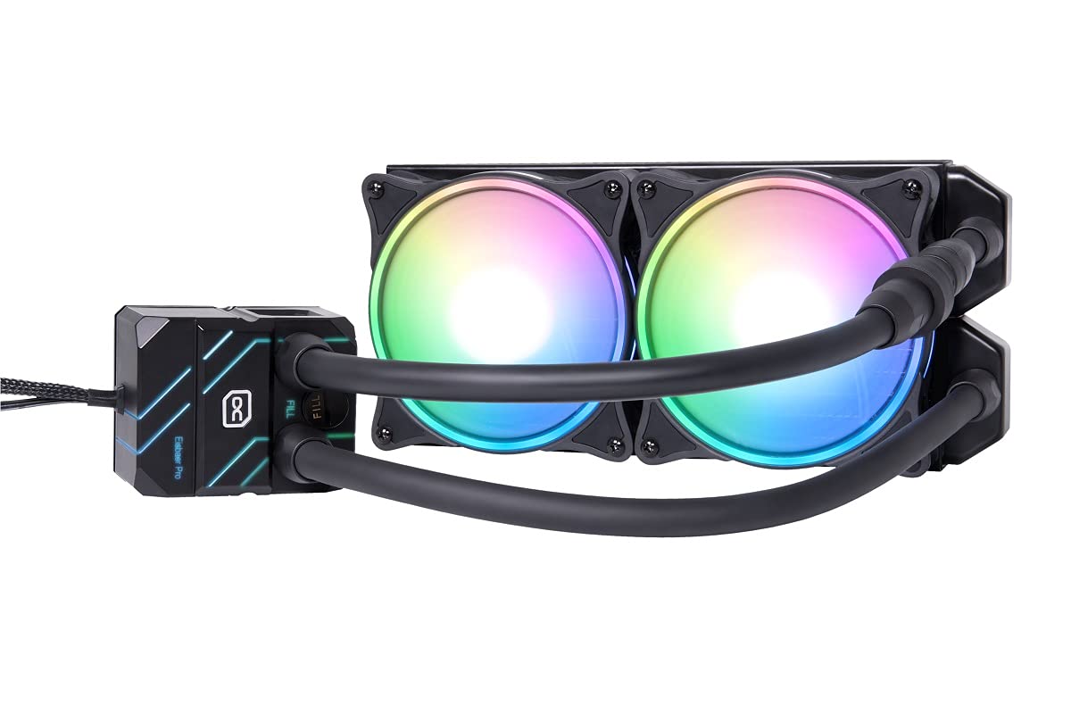 Alphacool Alphacool Eisbaer Pro Aurora 240 CPU Watercooling complet offre un refroidissement ultime pour les processeurs AMD Threadripper, Epyc et Intel LGA 3647. Avec une grande surface de refroidissement et des composants de qualité, ce système AIO