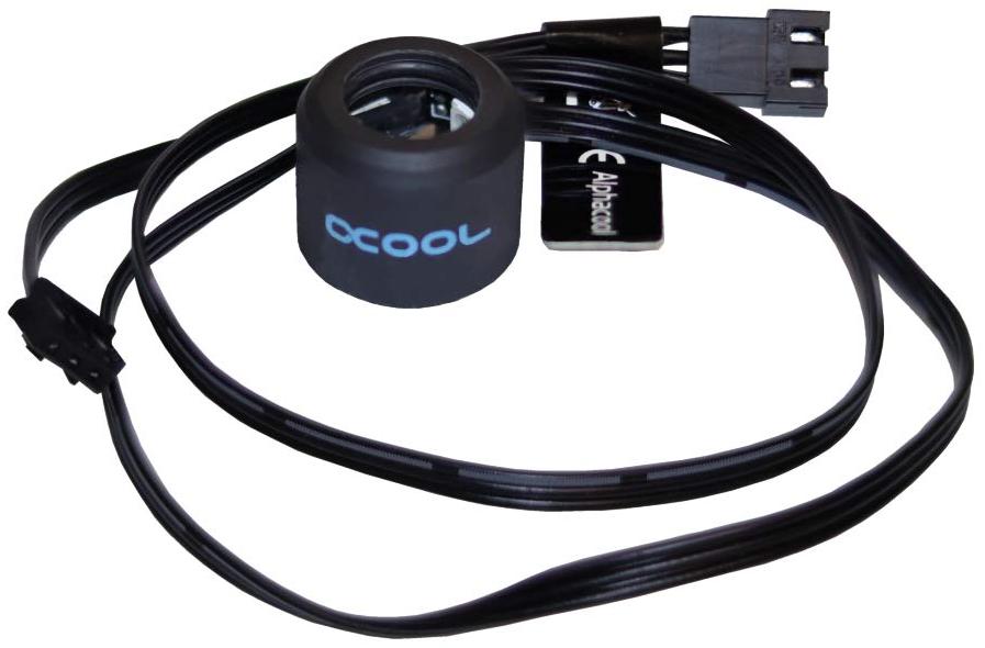 Alphacool Anneau ARGB pour Tube Ø13mm Aurora HardTube LED Ring (Noir)