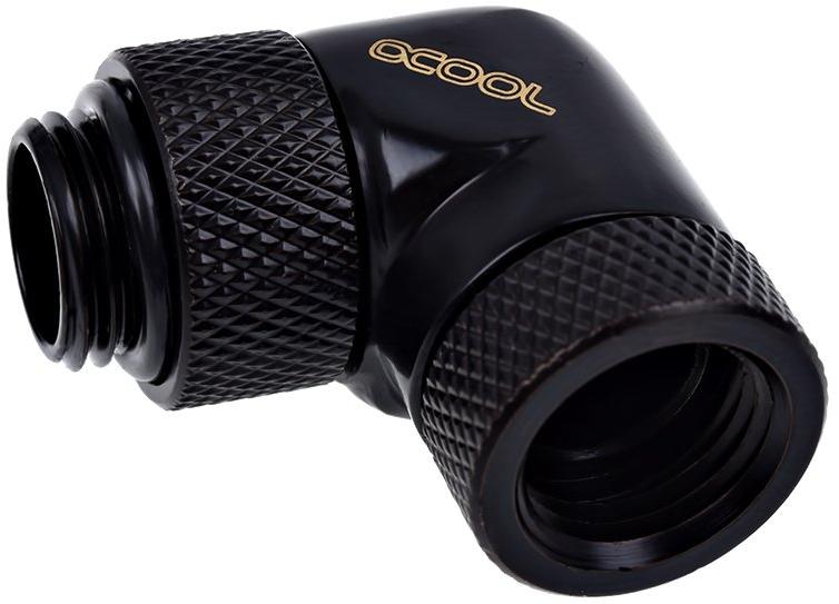 Alphacool Raccord coudé pour G1/4 Eiszapfen (Noir)