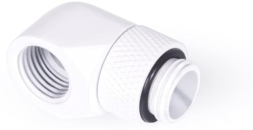 Alphacool Eiszapfen L-Verbinder drehbar G1/4 AG sur G1/4 IG - blanc