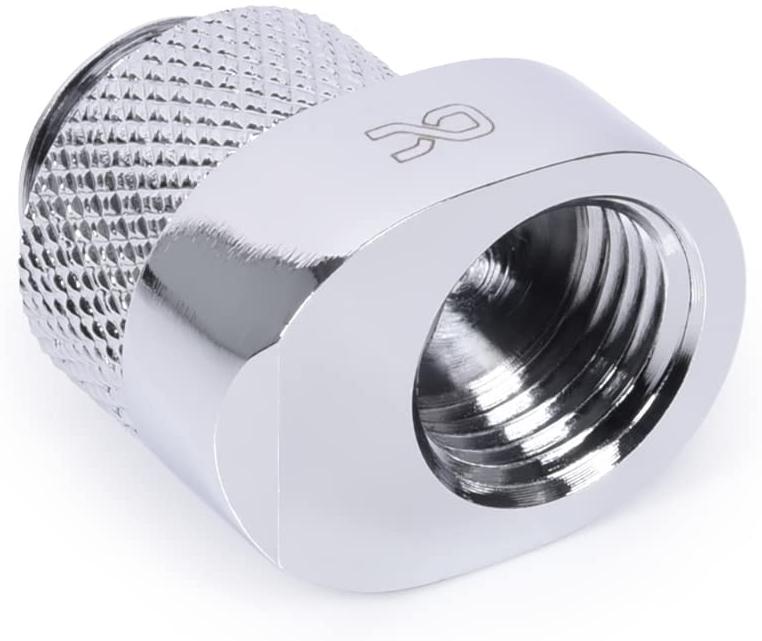 Alphacool Eiszapfen G1/4 Pouces Extansion Offset MF 8 - chromé