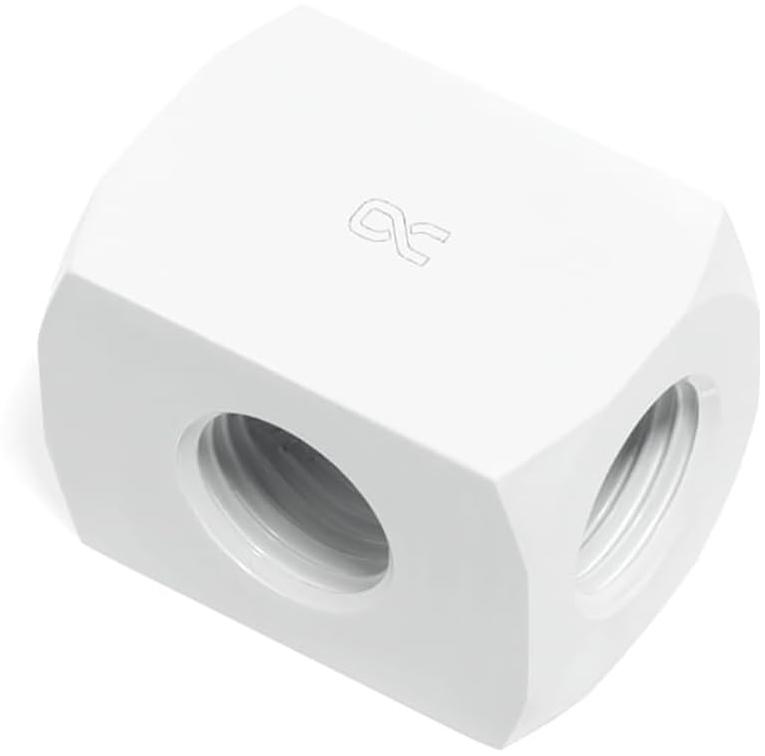 Alphacool HF 3-Fach Anschlussverteiler G1/4 - blanc