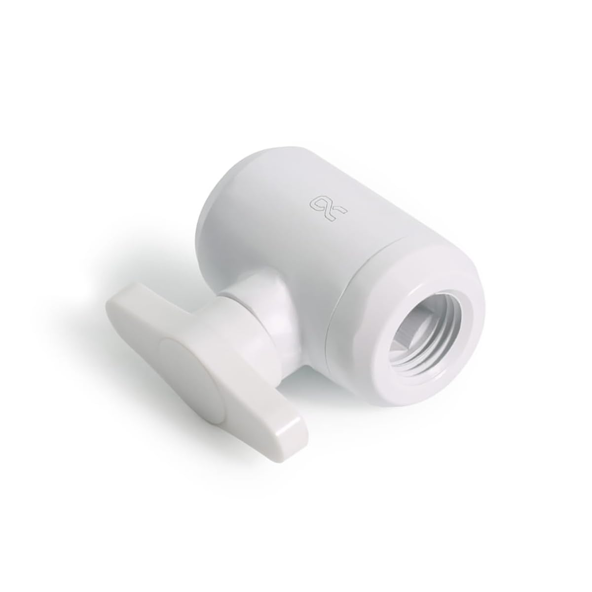 Alphacool Eiszapfen 2 Wege Kugelhahn G1/4 - blanc