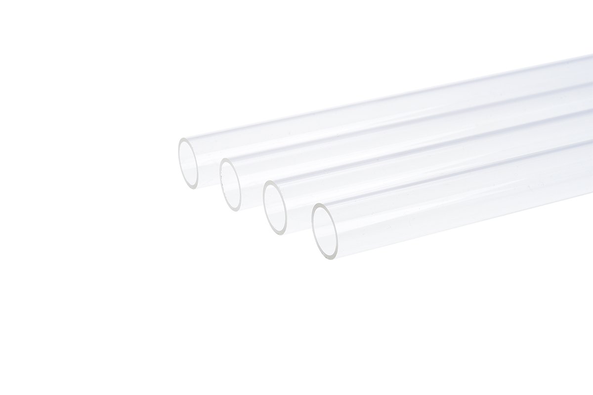 Alphacool Lot de 4 Tubes pour Watercooling HardTube 10/12mm 60cm (Transparent)