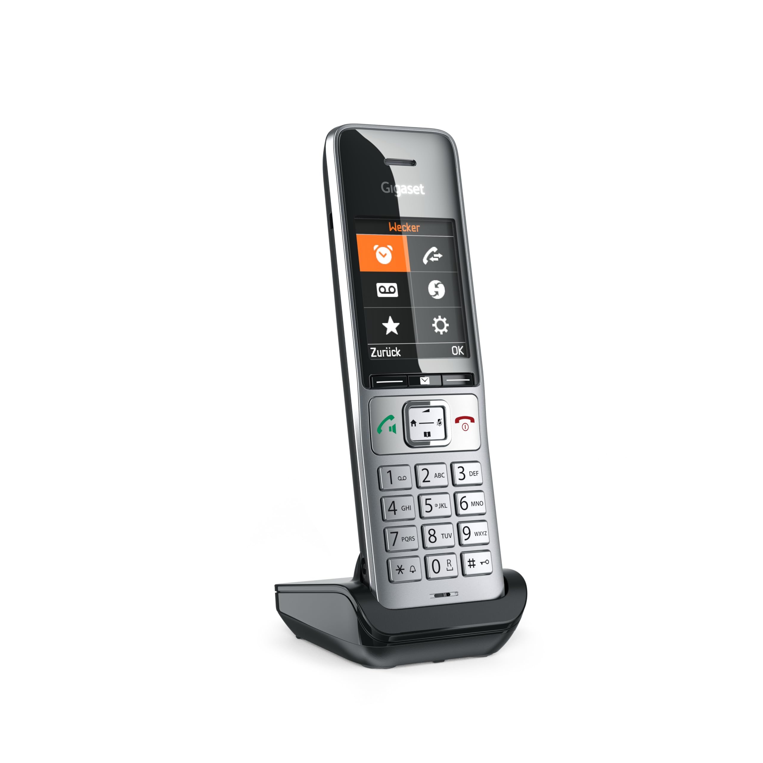 Gigaset COMFORT 500 HX silber/schwarz