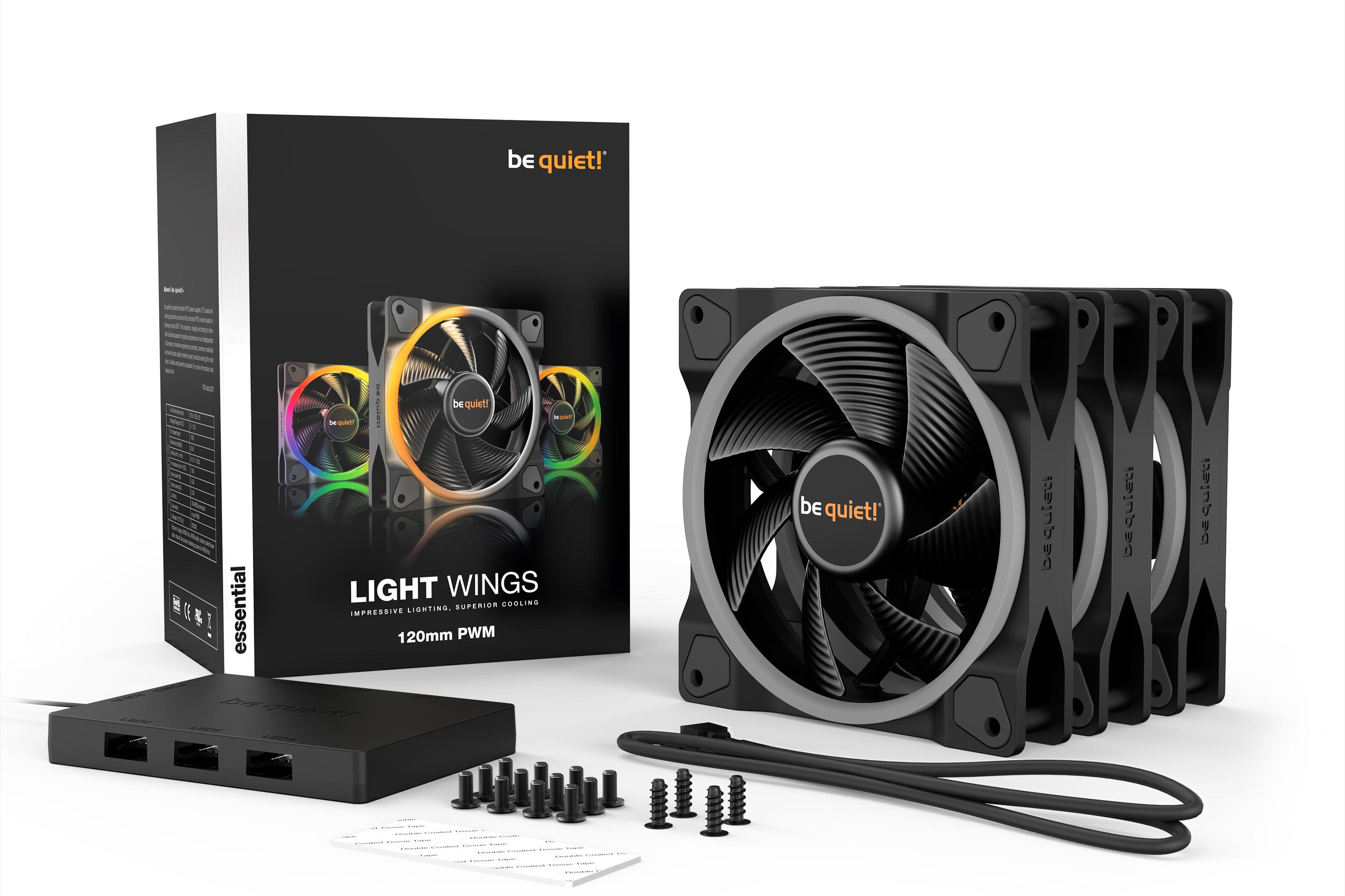 BEQUIET Light Wings ARGB PWM Ventilateur