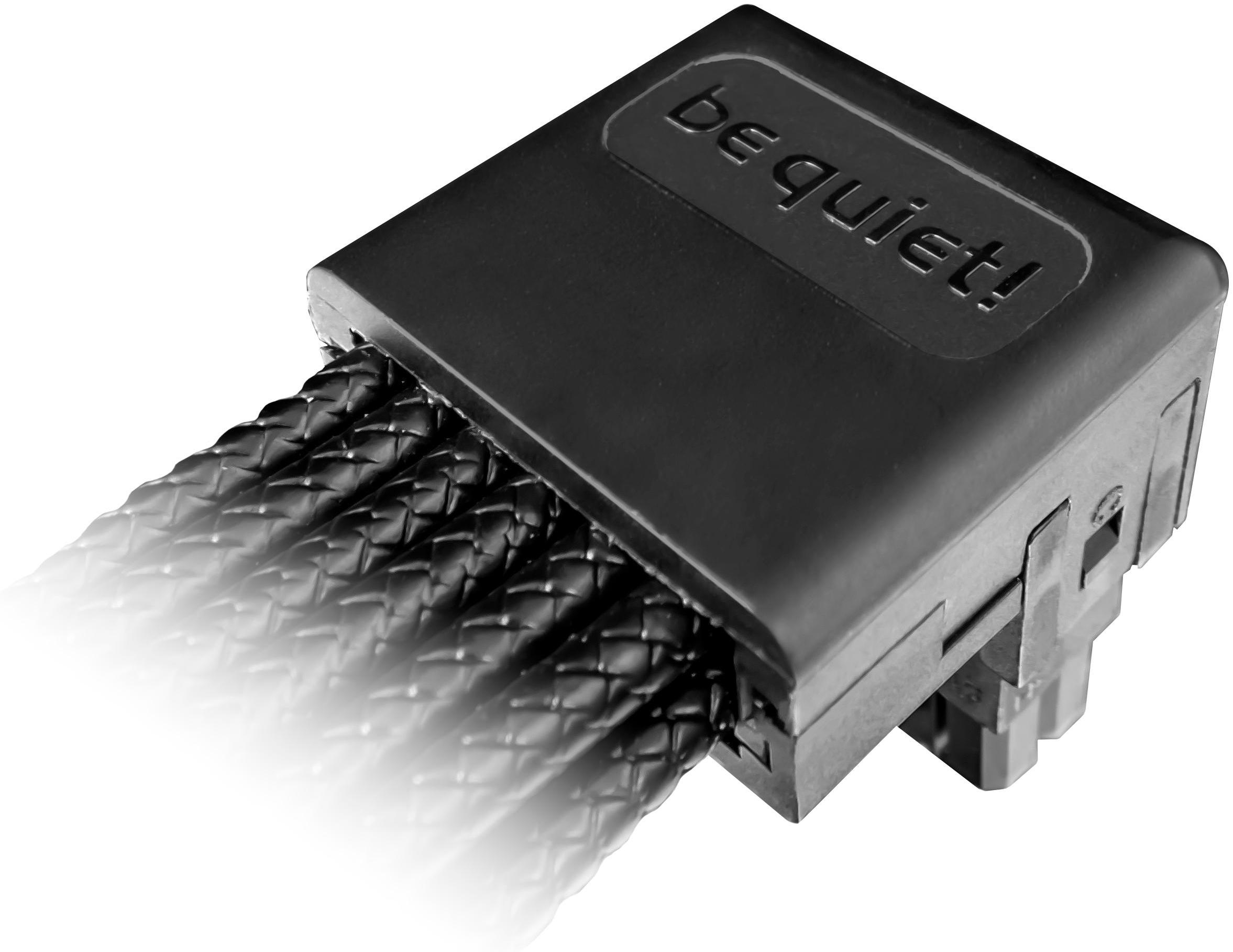 BEQUIET Cable modulaire 12VHPWR 90° - 1x PCIe 12+4 pins vers 2x PCIe 6 pins