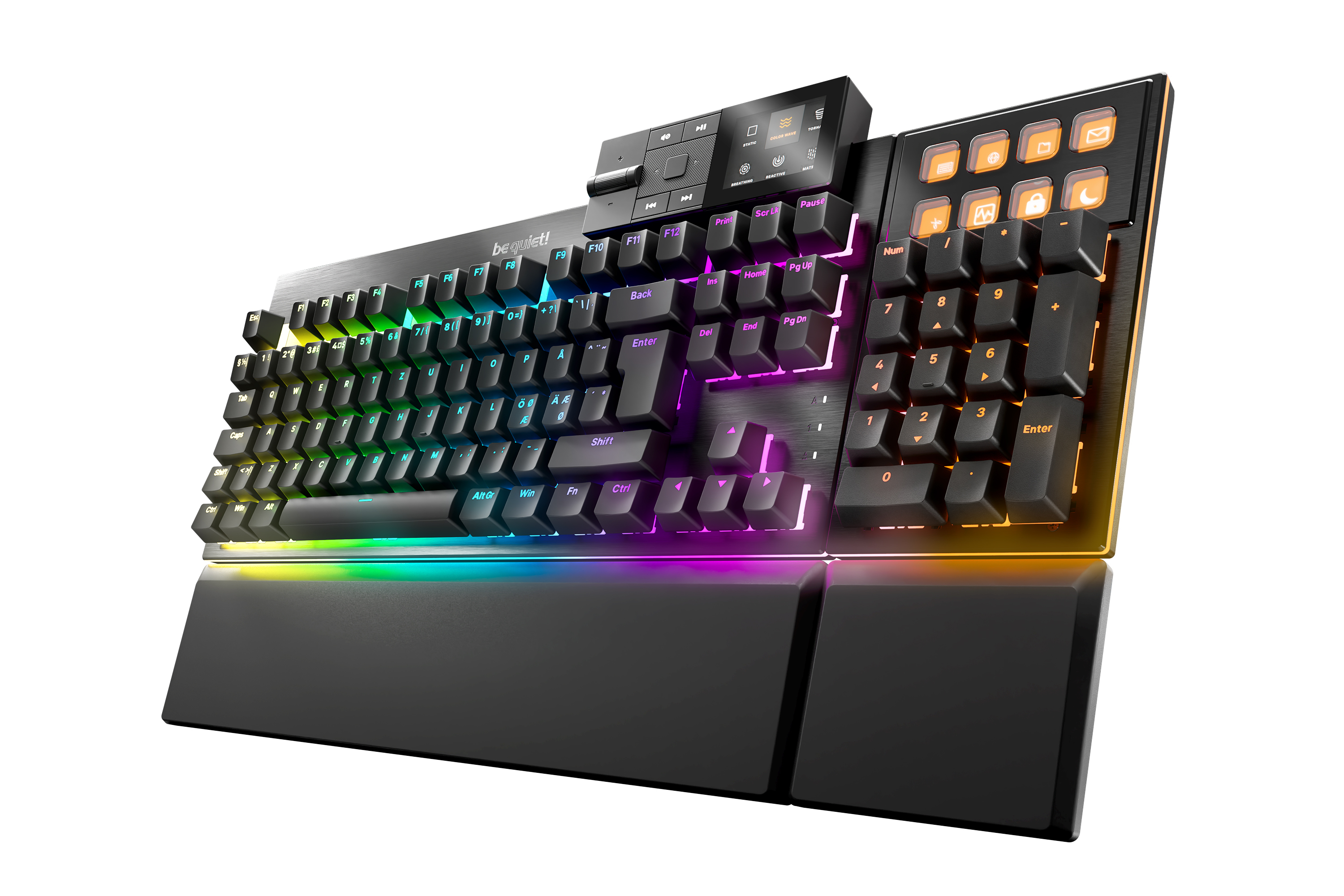 BEQUIET Dark Mount Silent Gaming Tastatur, RGB
