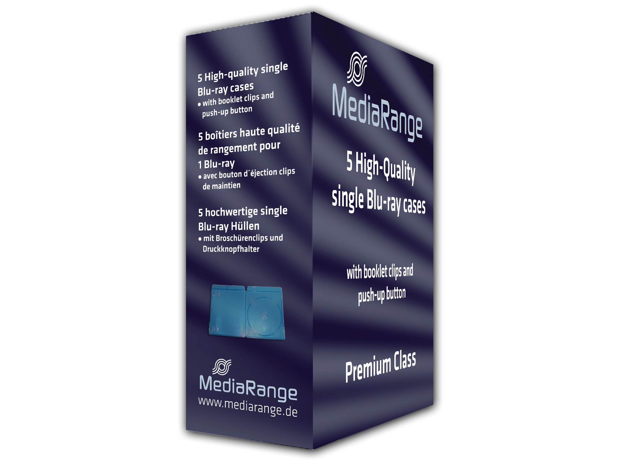 MediaRange BD Videobox Retail-Pack Single 5St